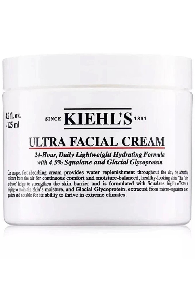 Kiehl's Ultra Facial Cream 4.2 oz / 125ml - 24HR Hydrating Formula New & Sealed