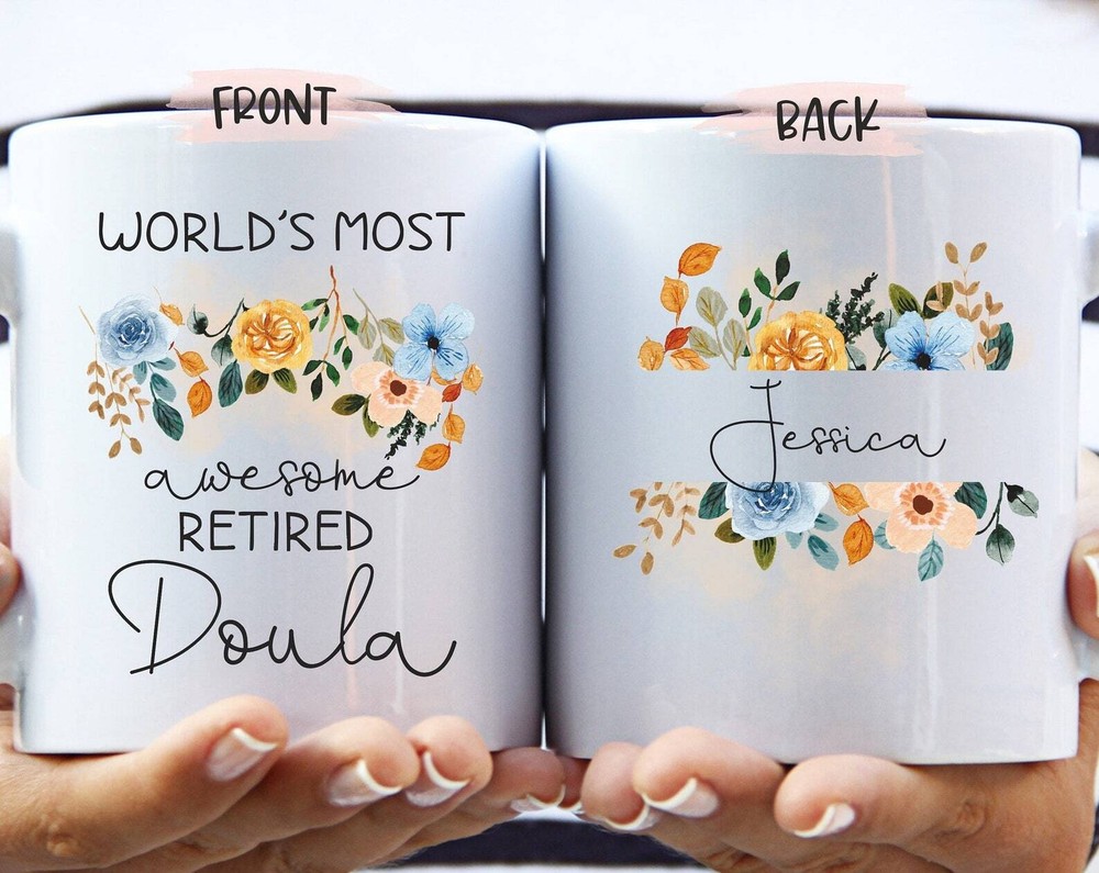 Doula Retirement Mug Personalized Doula Mug For Retirement Doula Appreciation
