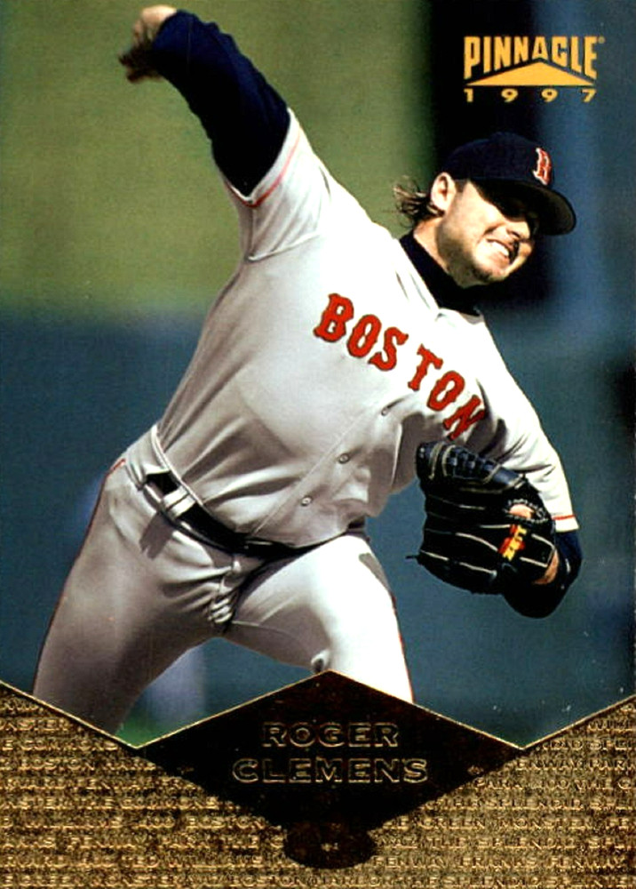 1997 Pinnacle #55 Roger Clemens Boston Red Sox