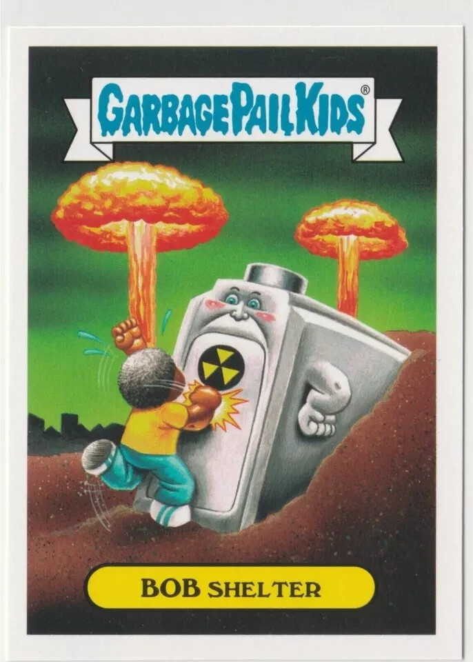 Bob Shelter #7b Garbage Pail Kids GPK 2017 Adam-geddon Collectible Card