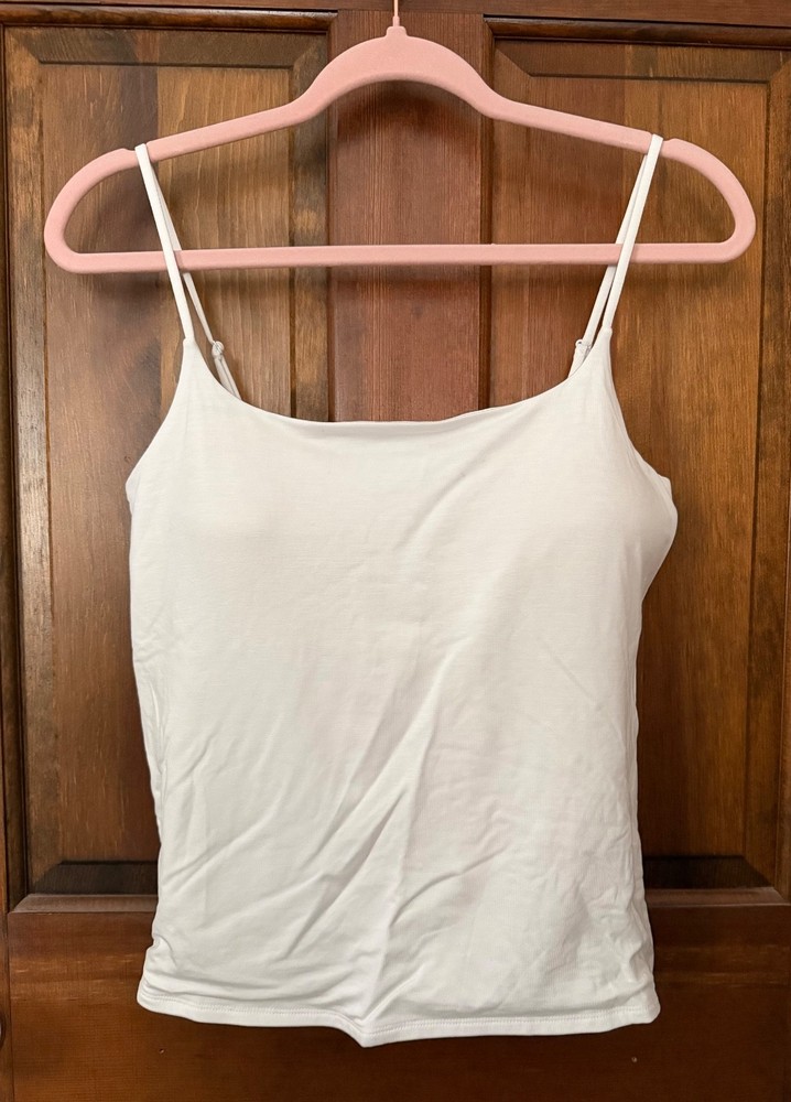 Express Best Loved Bra Cami Top Large White NWT!