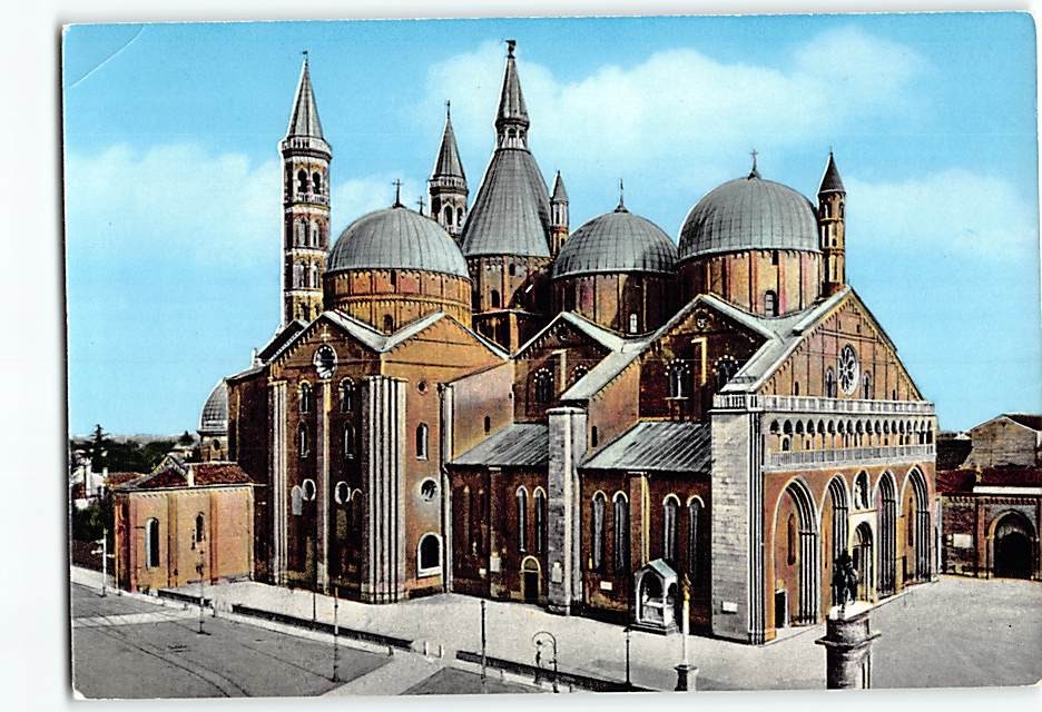 Postcard Basilica of the Saint Padua Italy