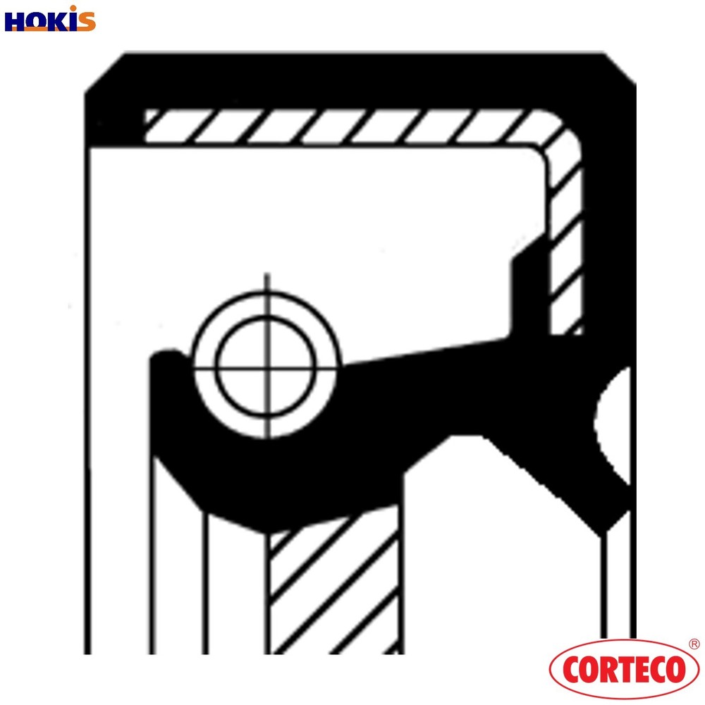SHAFT SEAL CRANKSHAFT 19016638B FOR RENAULT ESPACE/IV/Mk FERRARI FIAT 3.0L 8cyl