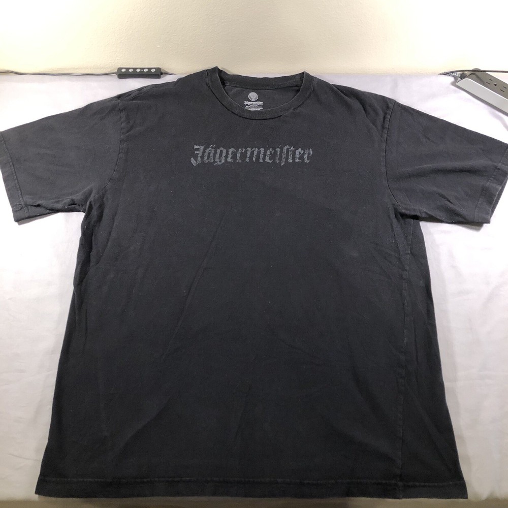 Jagermeister Men’s T Shirt XL Black Cotton
