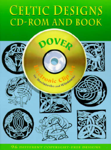 Celtic Designs CD-ROM and Book (Dover Electronic Clip Art) - Paperback - GOOD