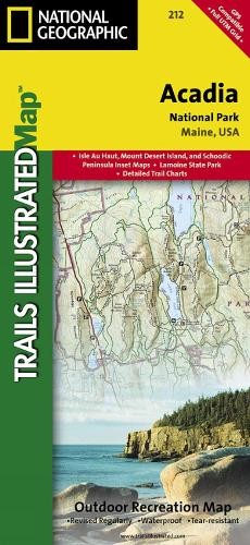 Nat Geo Maps Acadia National Park Map (Map) (UK IMPORT)All Tariffs and Duties included - no additional charges-image