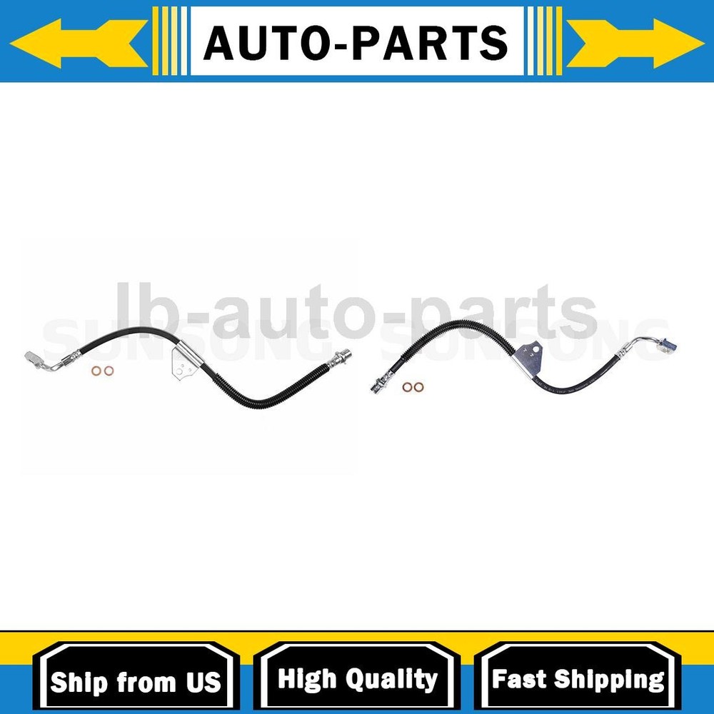 Sunsong Brake Hose Line Front 2x For Chevrolet Astro 4.3L AWD 2003-2005