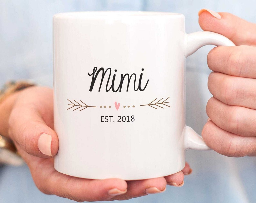 New Mimi Mug Mimi 2020 Mimi Gifts Mimi Est 2019 Mug New Baby Gift Baby Shower