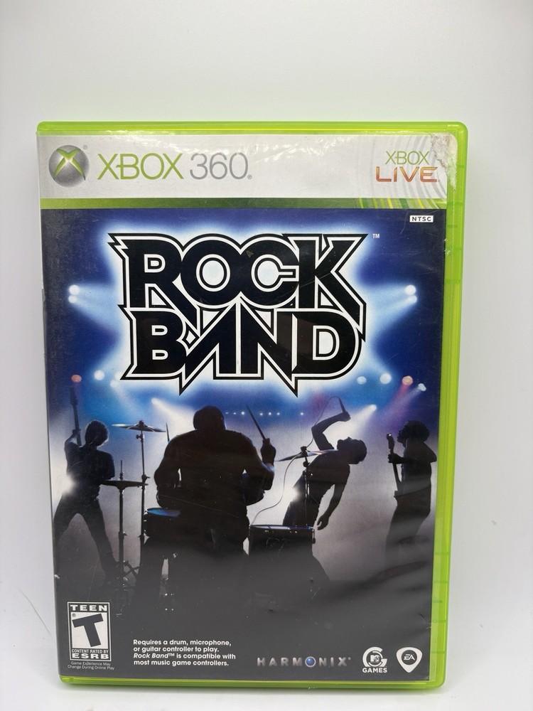 Rock Band (Microsoft Xbox 360, 2007), CIB, Tested and Working