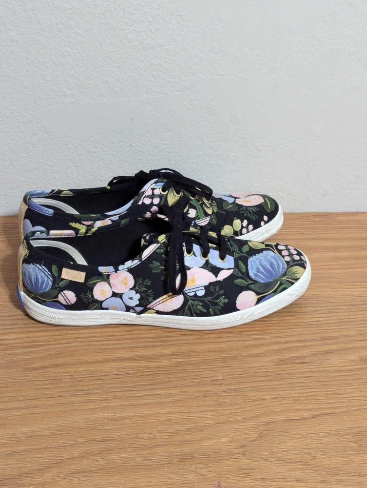 Keds Rifle Paper Co Floral  Sneakers Women’s Size 6.5