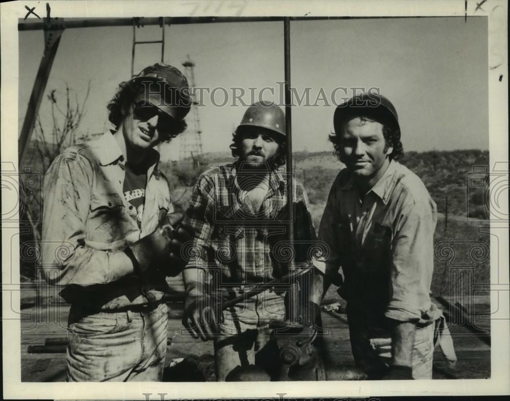 1981 Press Photo Rudy, Steeve and Larry Wayne Gatlin in 