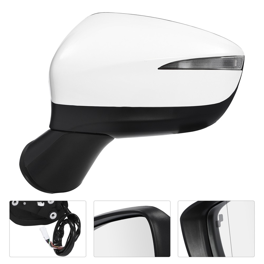 Left Driver Side Rear View Mirror W/ Blind Spot 9-Pins For 2015-2016 MAZDA CX-5