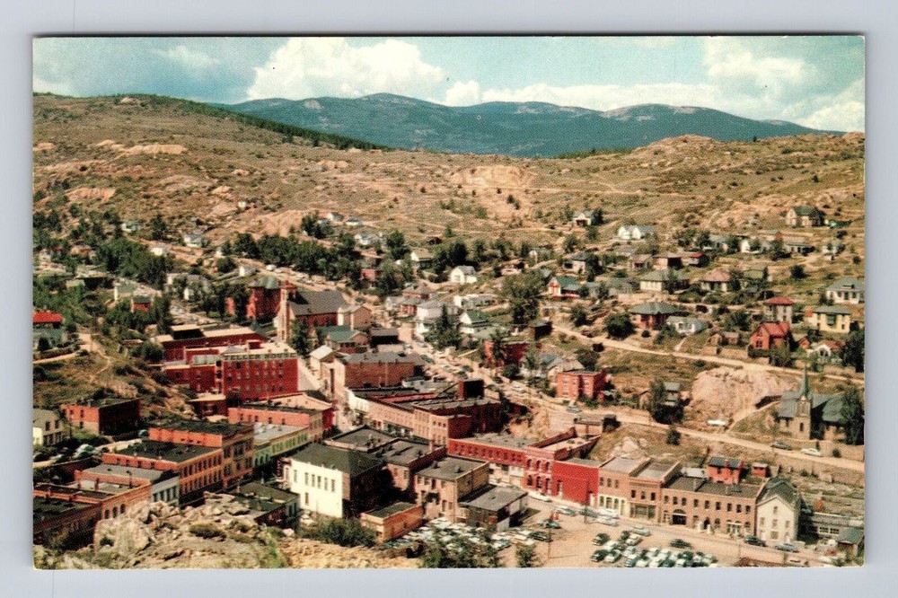 Central City CO-Colorado, Aerial View Of Town, Vintage Souvenir Postcard