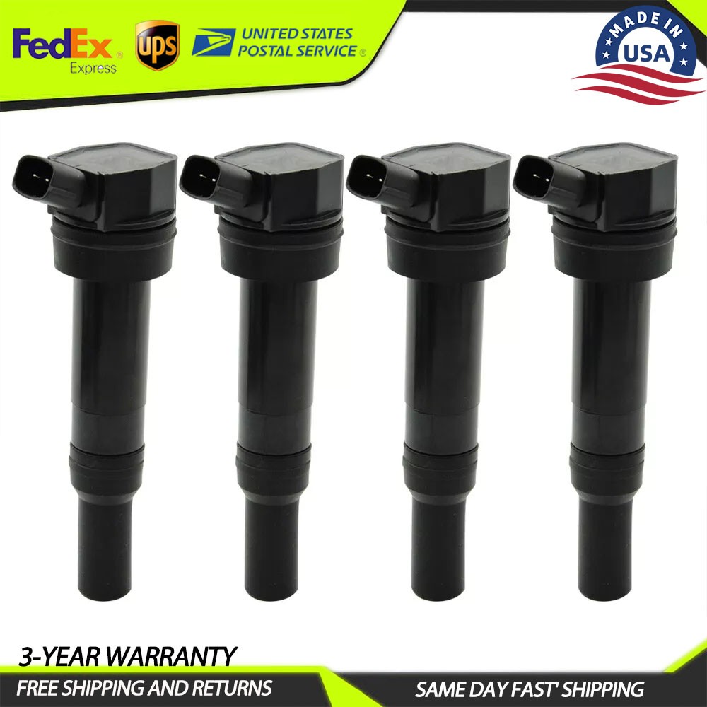 4PCS Ignition Coil For 2012-2019 Kia Soul l4 2.0L  27300-2E000 Hyundai Tucson