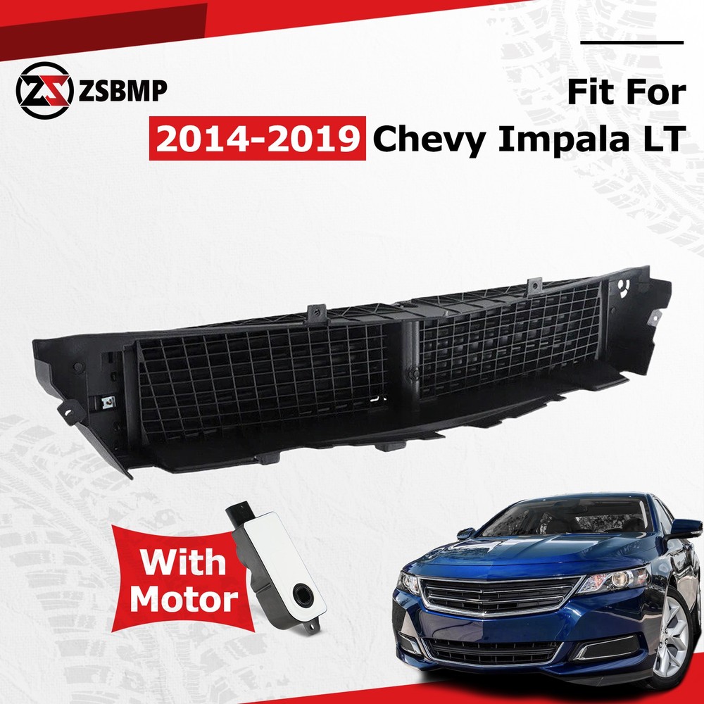 For 2014-2019 Chevy Impala Active Radiator Grille Shutter Air Intake W/ Motor