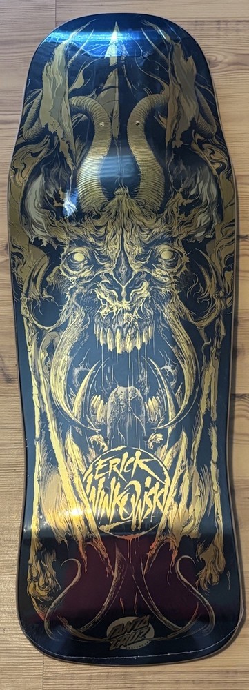 Santa Cruz Skateboard Deck Winkowski Primeval Gold 10.34