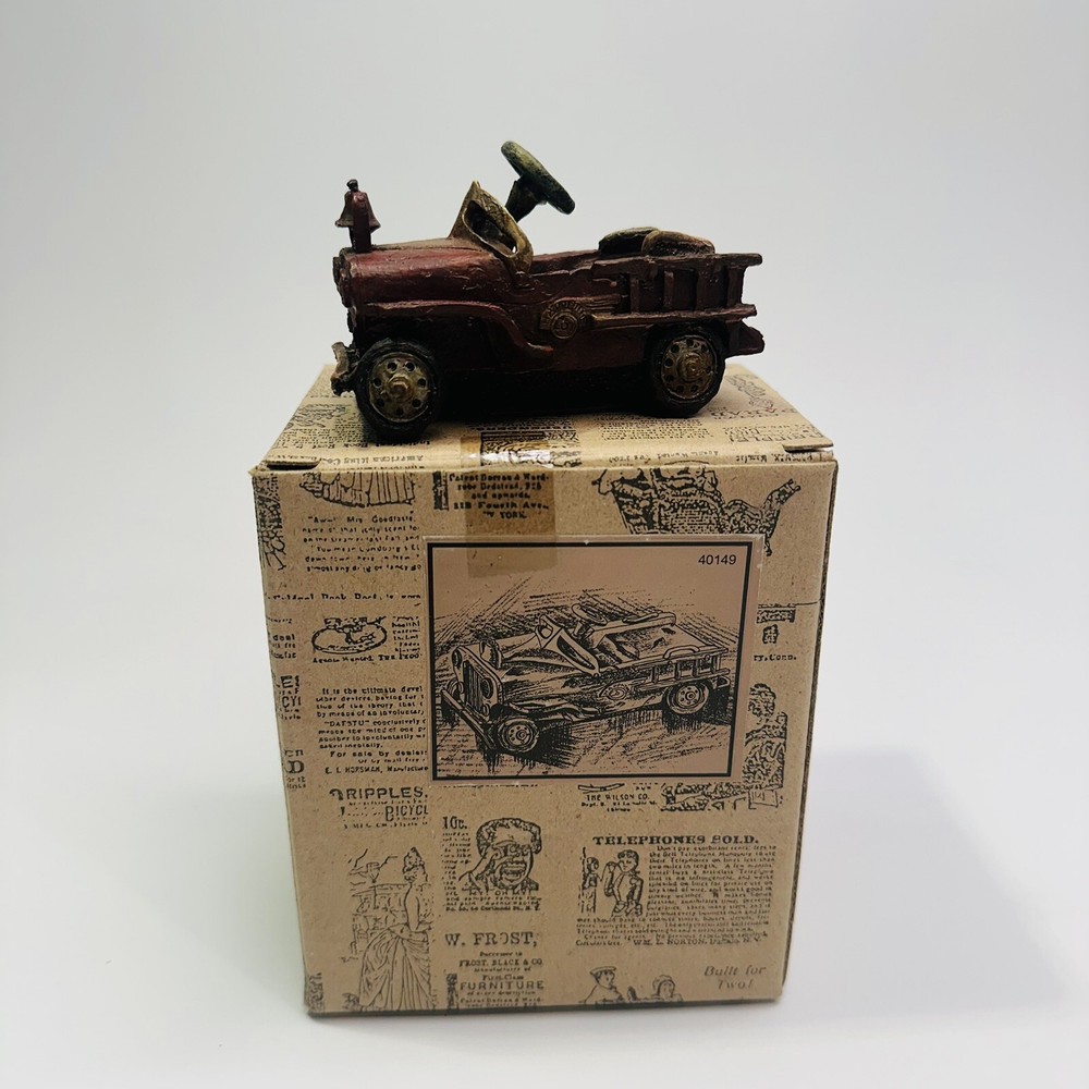 Popular Imports Resin Fire Truck Pedal Car Collectible