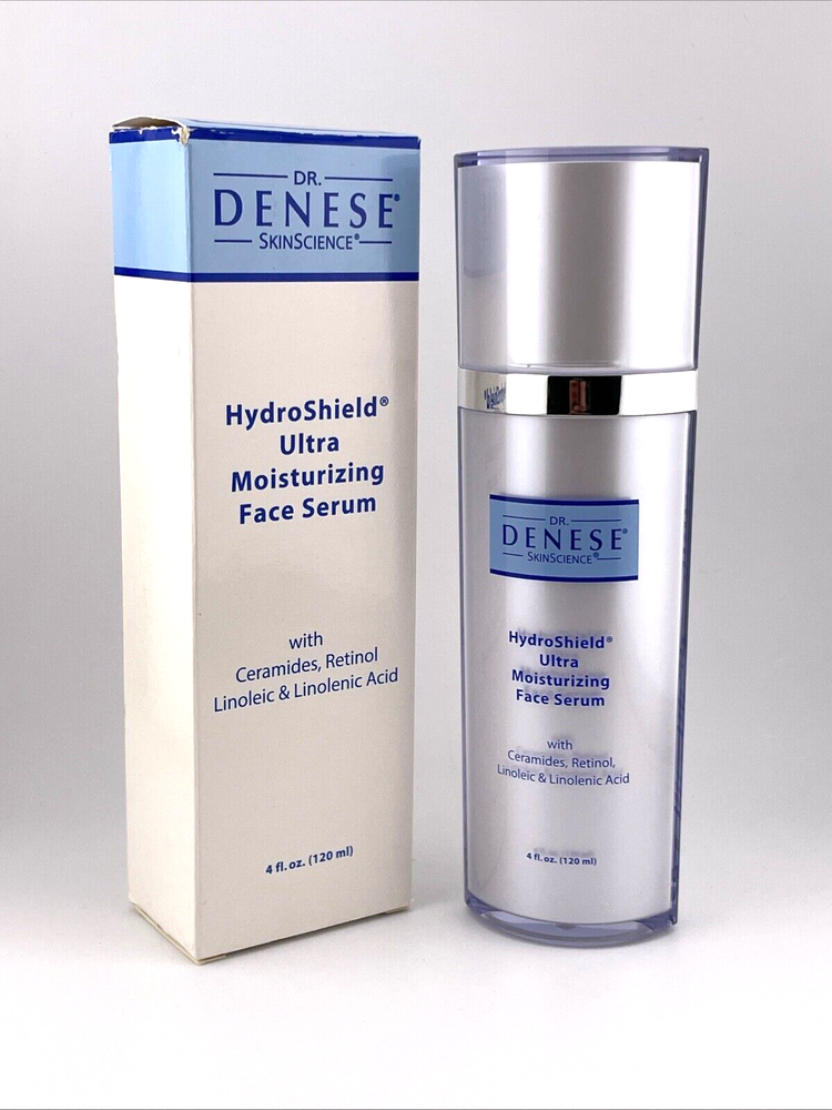 Dr. Denese HydroShield Ultra Moisturizing Face Serum 4 fl oz. NEW Grey Edition