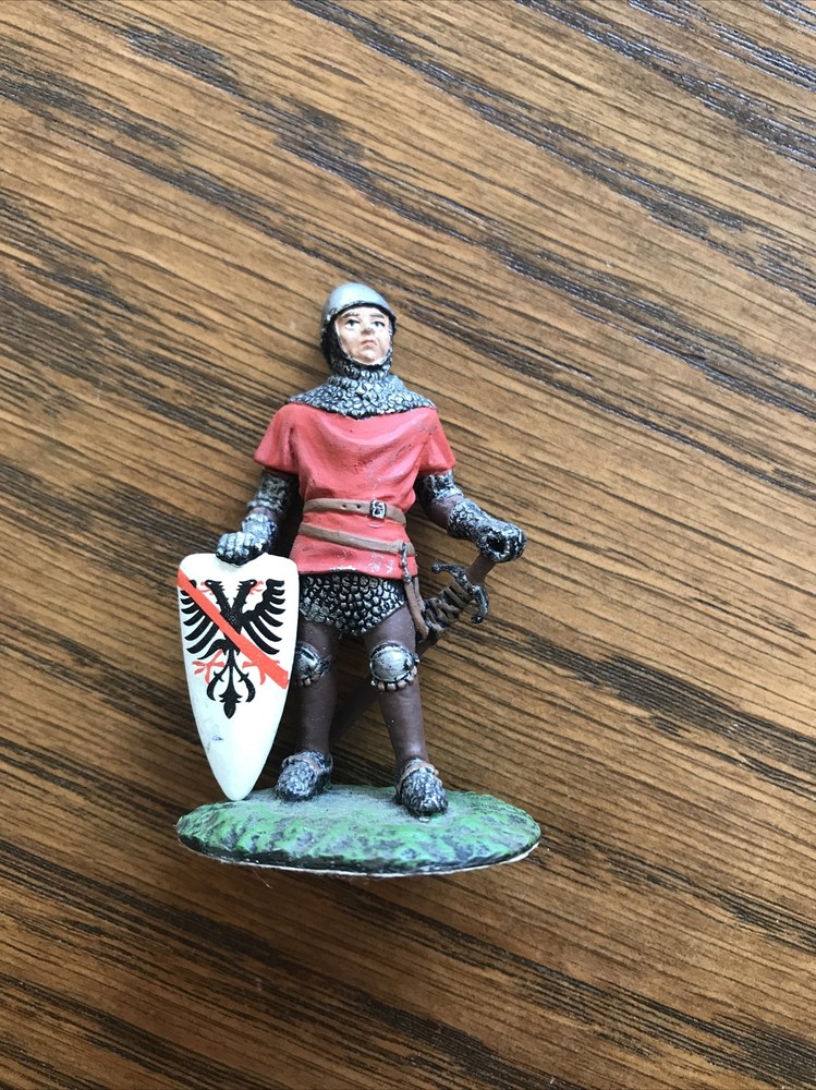 Vintage Altaya Frontline Lead Figurine of Bertrand du Guesclin