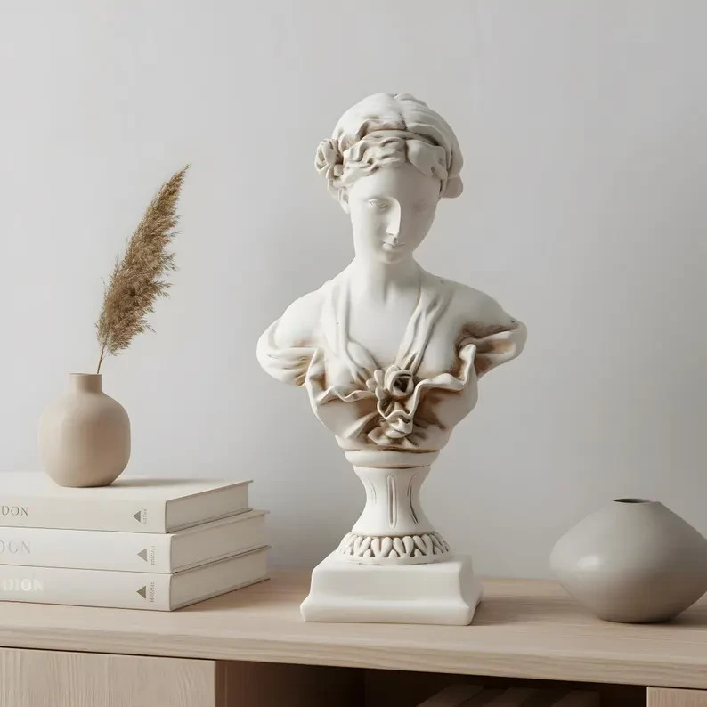 Resin Venus Statue Greek Roman Goddess Aphrodite Figurine Home Decor