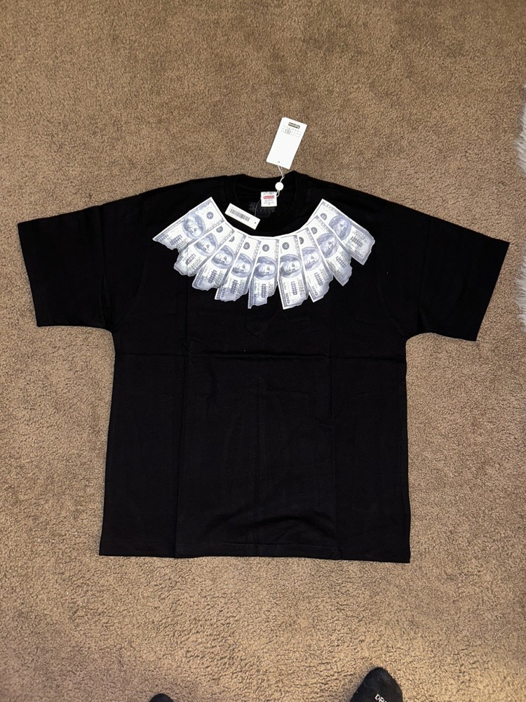 Supreme MM6 Maison Margiela Money Tee Black Mdeium