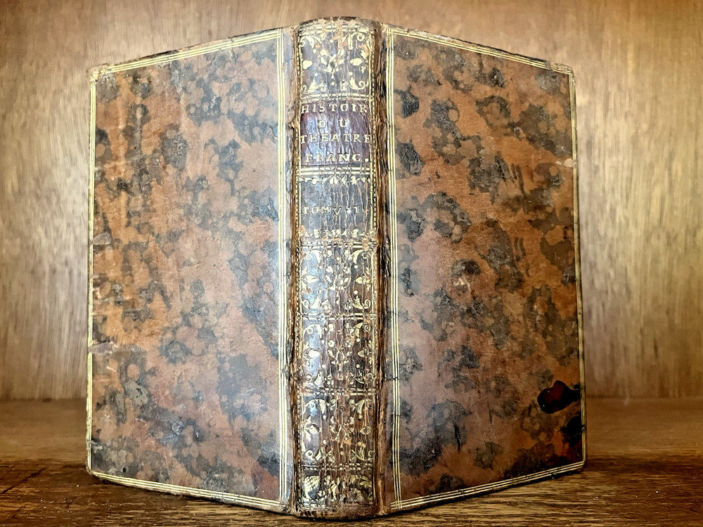 1746 History of French Theatre Antique Book Drama Literature Stage History