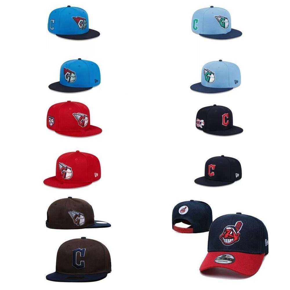 Cleveland Indians Baseball Cap Adjustable Sport Snapback Sun Hat Casual Unisex