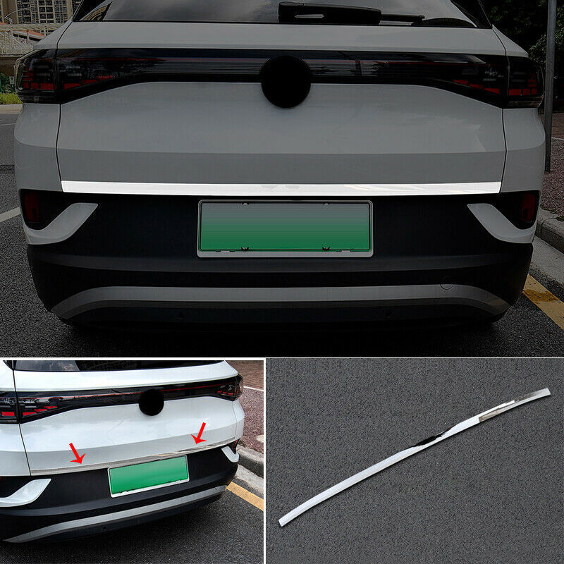 For Volkswagen ID.4 2021-24 silver Car Rear Trunk Lid Tailgate bottom Cover Trim