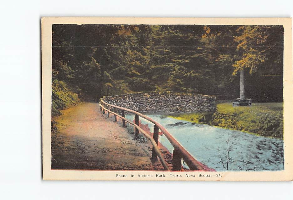Postcard Scene in Victoria Park Truro Nova Scotia Canada