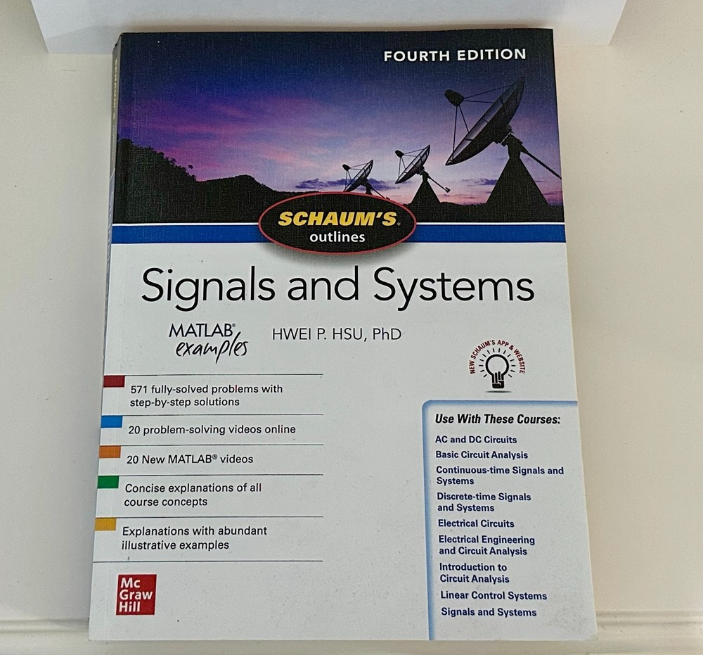 Schaum's Outline of Signals and Systems, Fourth Edition by Hwei P. Hsu (2019)