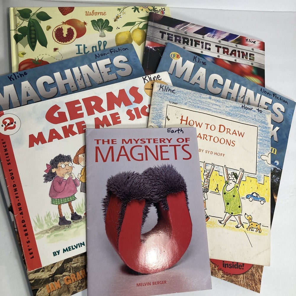 Lot of 7 Nonfiction Classroom Library Books Homeschooling Tutoring