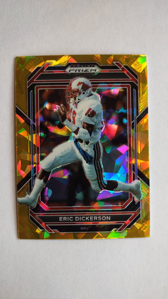 2023 Panini Prizm Draft Picks - Gold Cracked Ice Prizm #39 Eric Dickerson
