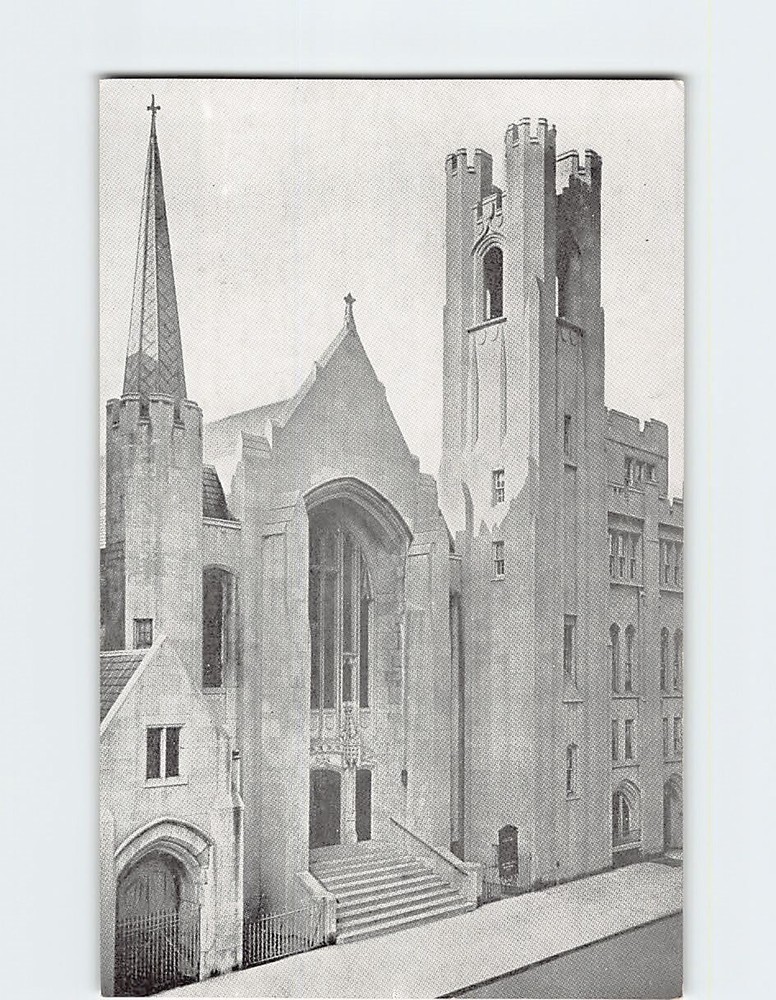 Postcard St. Luke's Lutheran Church New York City New York USA