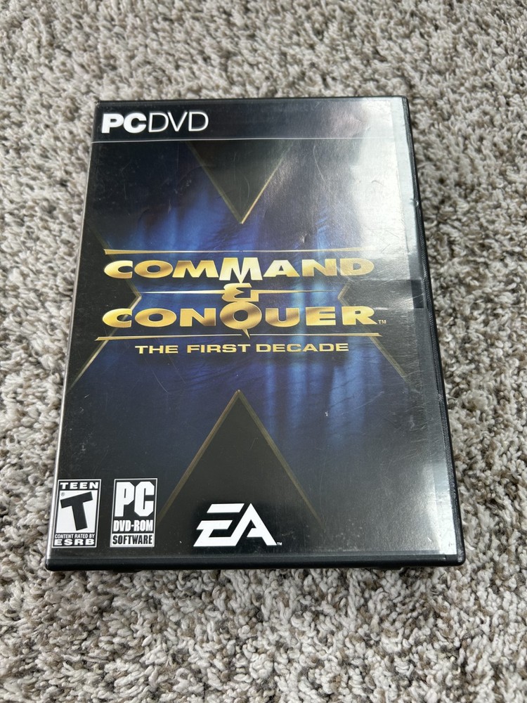 Command & Conquer: The First Decade PC Windows 2006 Complete w 1 Posters Inserts