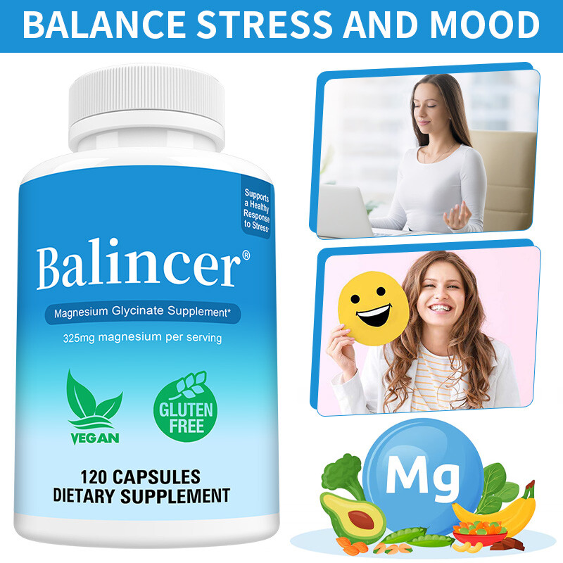 Magnesium Supplement, Depression, Stress Relief, Calming & Mood Booster