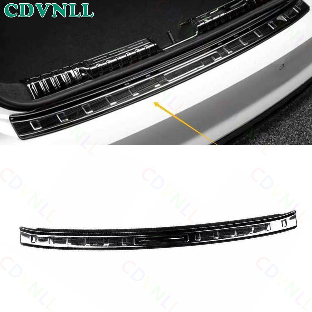 For Audi A3 S3 RS3 22-2024 Black Steels Outer Rear Bumper Protector Sill Plate