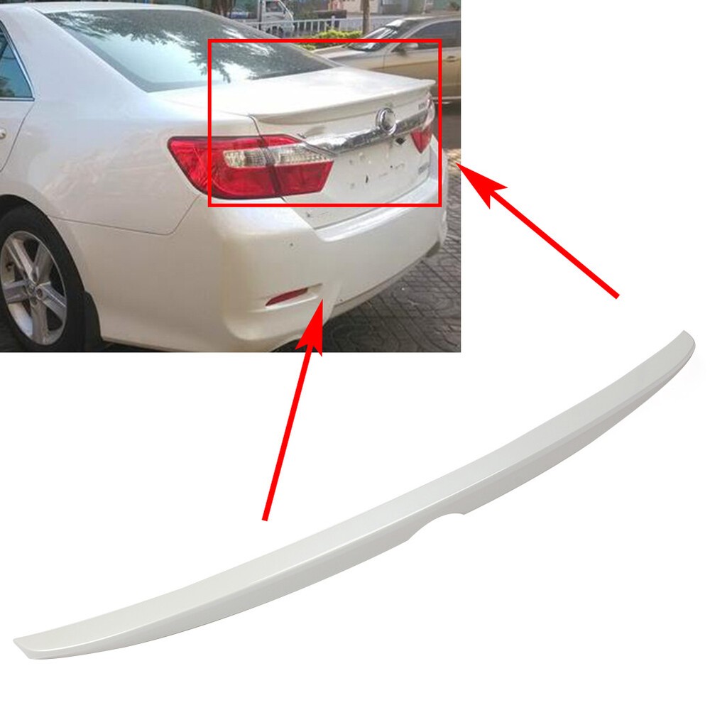 Rear Trunk Deck Lip Spoiler For Toyota Camry XV50 SE V6 OE Type Sedan 2012-2017