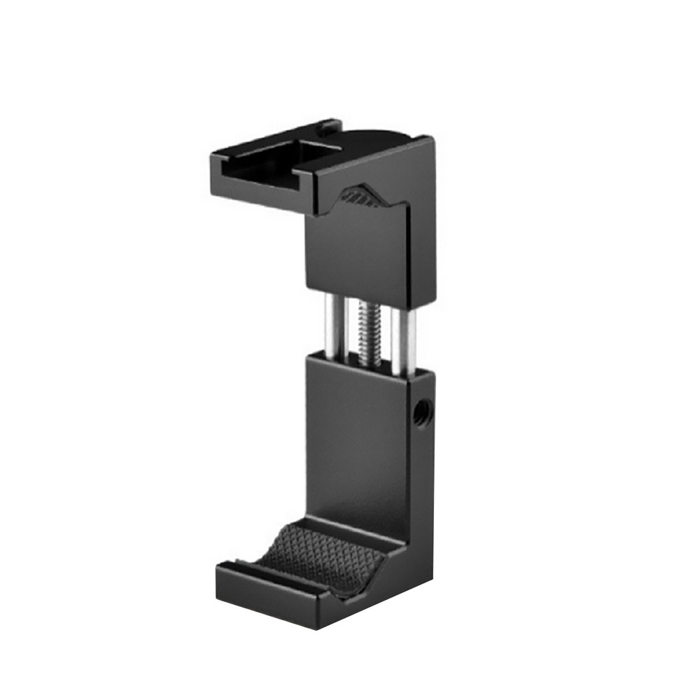 Metal Cold Shoe Clip Tripod Mount for Smartphones 2.48-3.27in Wide