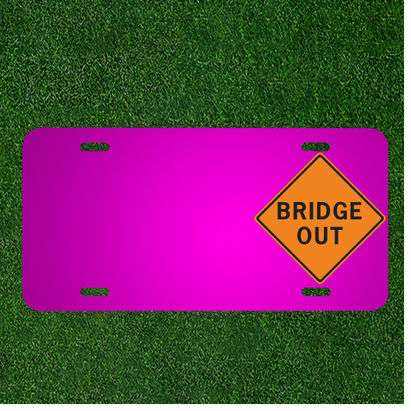 Create Custom Road Info License Plates with Personalized Names