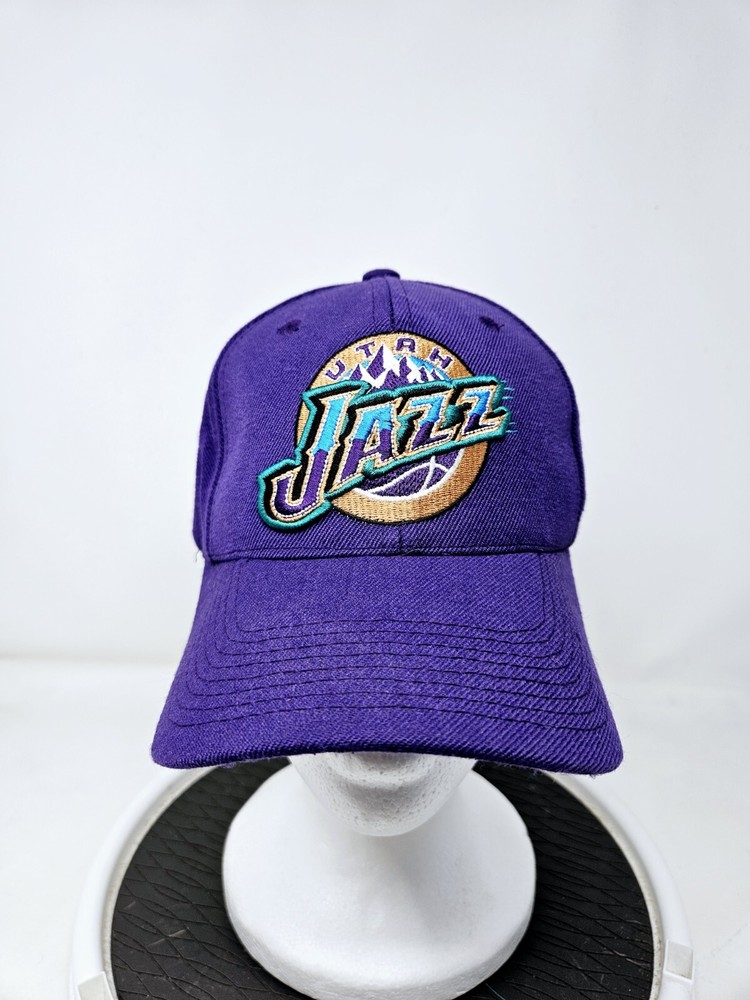 Vintage Utah Jazz  Snapback Hat Cap Sports Specialties Wool Blend Purple