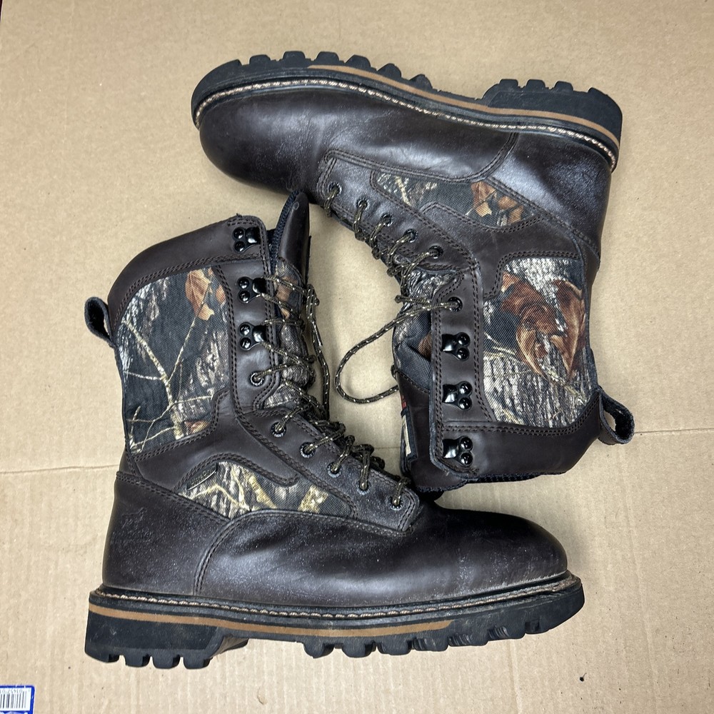 Red Wing IRISH SETTER Hunting Boots 818 Gunflint  Men's Size 8.5 D Camo 1000g