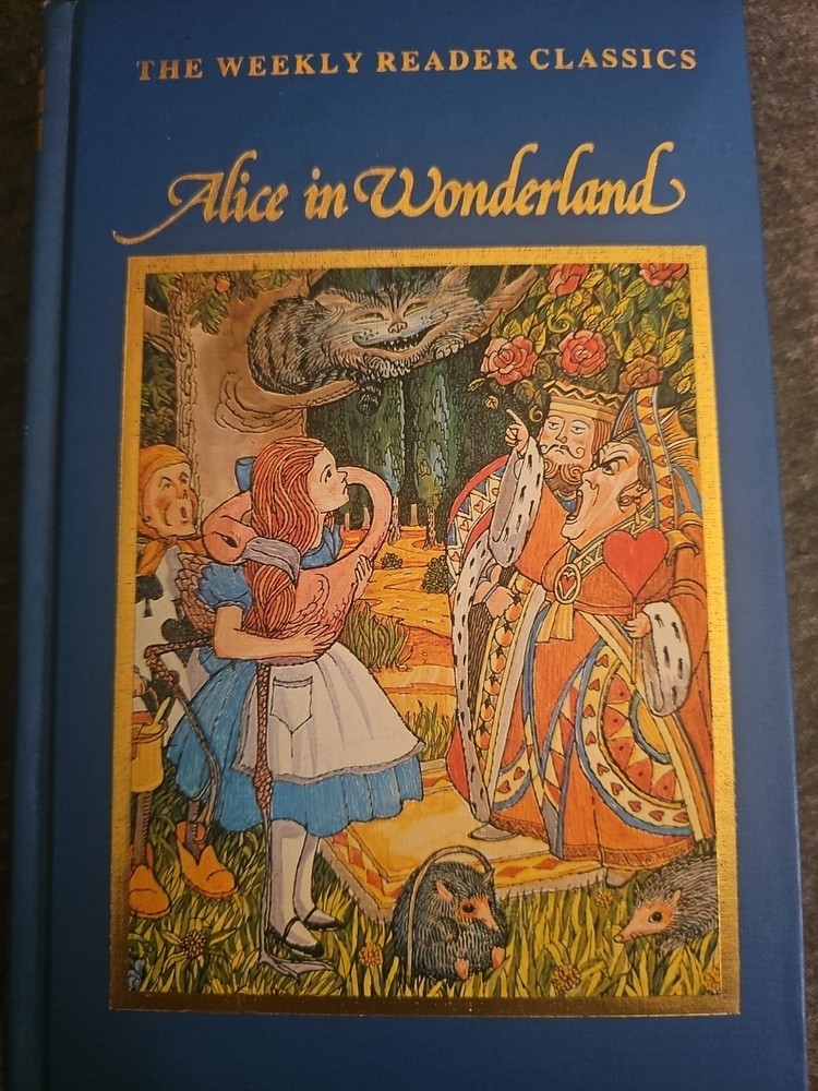 Vintage 1983 The Weekly Reader Classics, Alice in Wonderland, Lewis Carroll