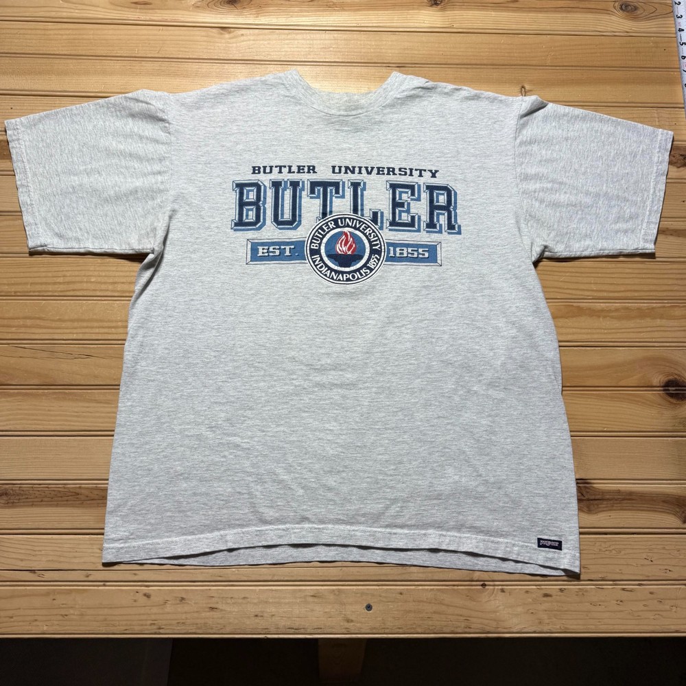 Vintage 90s JanSport Butler University Indianapolis Graphic T-Shirt USA - XXL