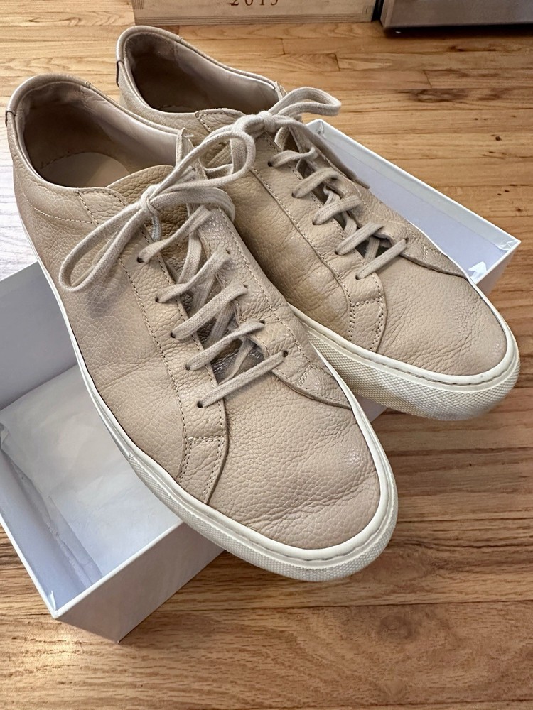 COMMON PROJECTS ACHILLES LOW PREMIUM NUDE, SIZE 43-image