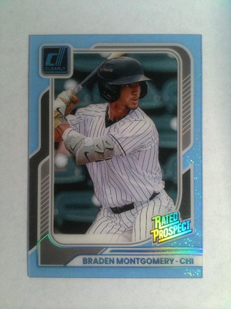 2026 Donruss Baseball - 1 of 1 - Platinum Clearly - Braden Montgomery #1/1