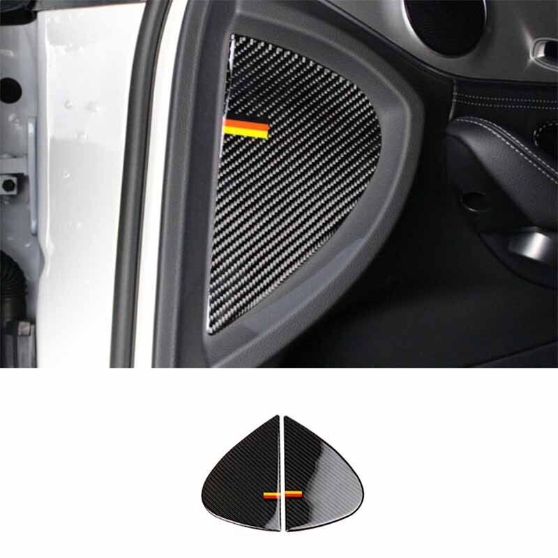 Side Cover Both groove Real Carbon Fiber Car Door For Mercedes~Benz GLC 2016~22