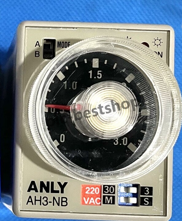 1PCS New In Box ANLY AH3-NB Time Relay AC220V