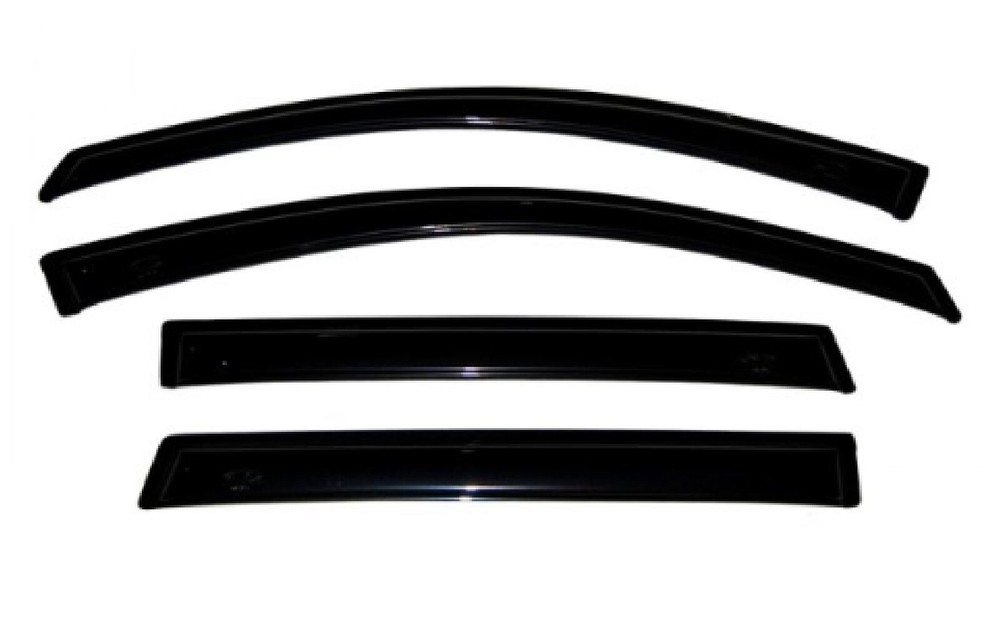 AVS 94761 Set of 4 Smoke Ventvisor Acrylic Window Deflectors for Toyota Tundra