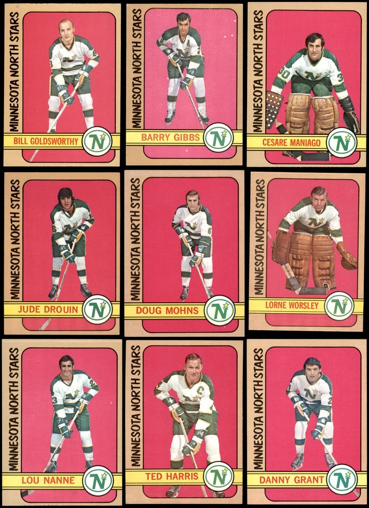 1972-73 Topps Minnesota North Stars Team Set 7.5 - NM+ 7156279