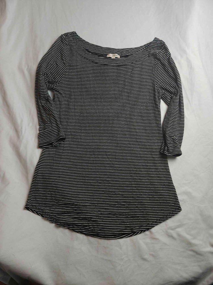Zenana Outfitters Tunic Top Womens S Striped Parisian Chic Coastal Grandmacore
